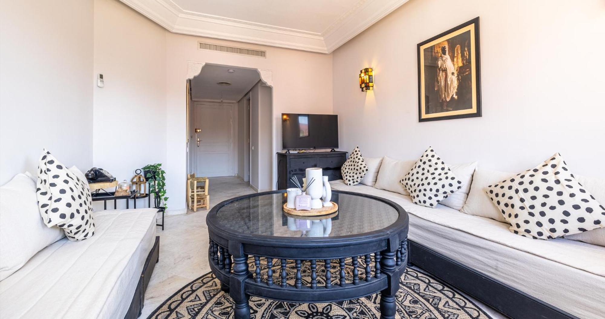 شقة Charming 2-Bed Oasis Pool View مراكش المظهر الخارجي الصورة